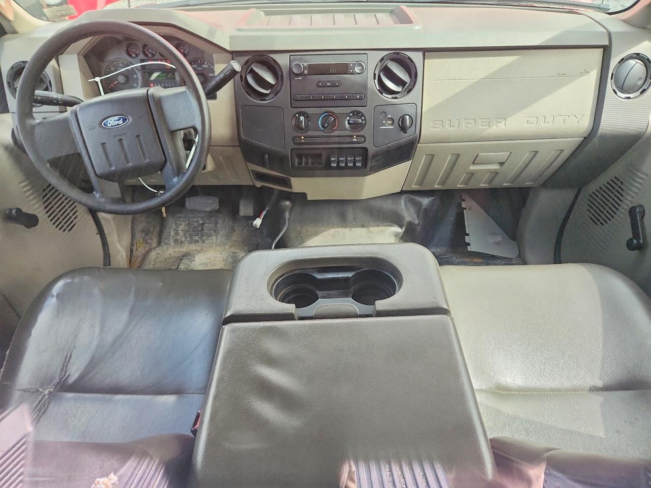 2010 Ford F250 Super Duty Red vin: 1FTNF2B53AEB35566