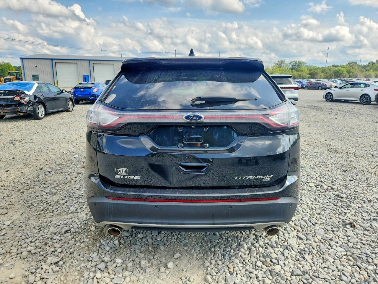 2015 Ford Edge Titanium Black vin: 2FMTK4K86FBB21832