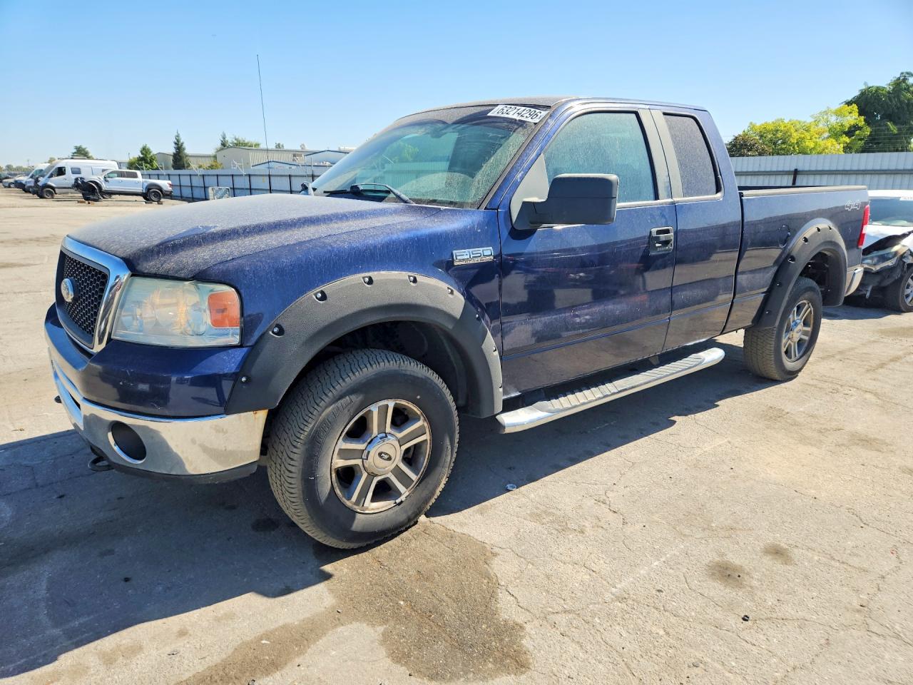 2007 Ford F150 Blue vin: 1FTPX14537NA04479