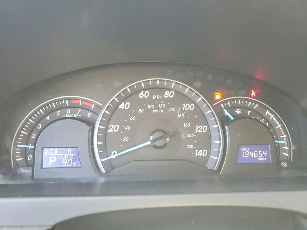 2012 Toyota Camry Le Blue vin: 4T4BF1FK5CR194125