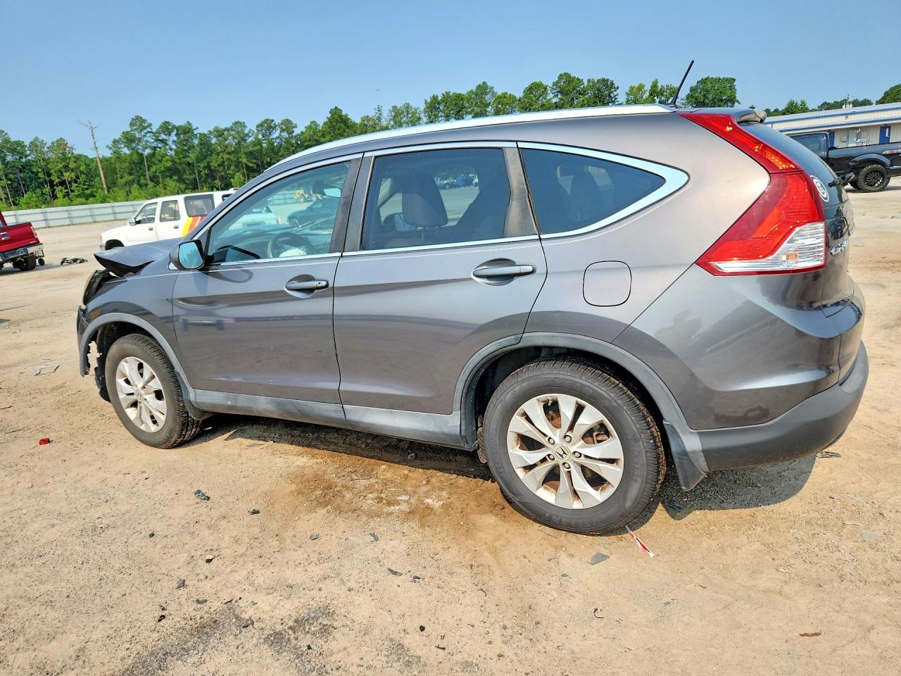 2013 Honda Cr-v Exl Gray vin: 2HKRM3H70DH520657