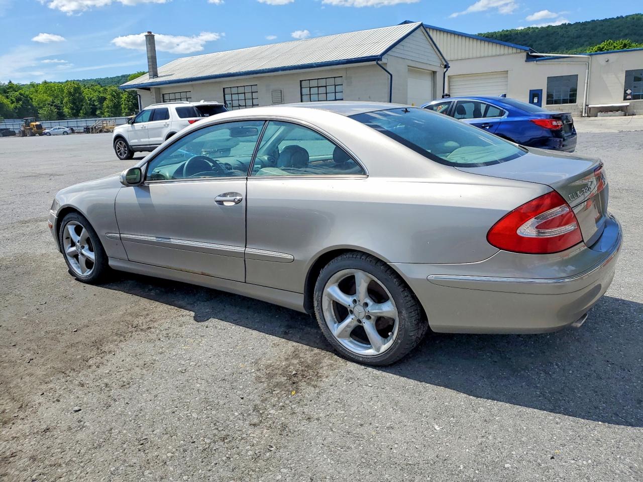 2005 Mercedes-benz Clk 320c Silver vin: WDBTJ65J95F128626