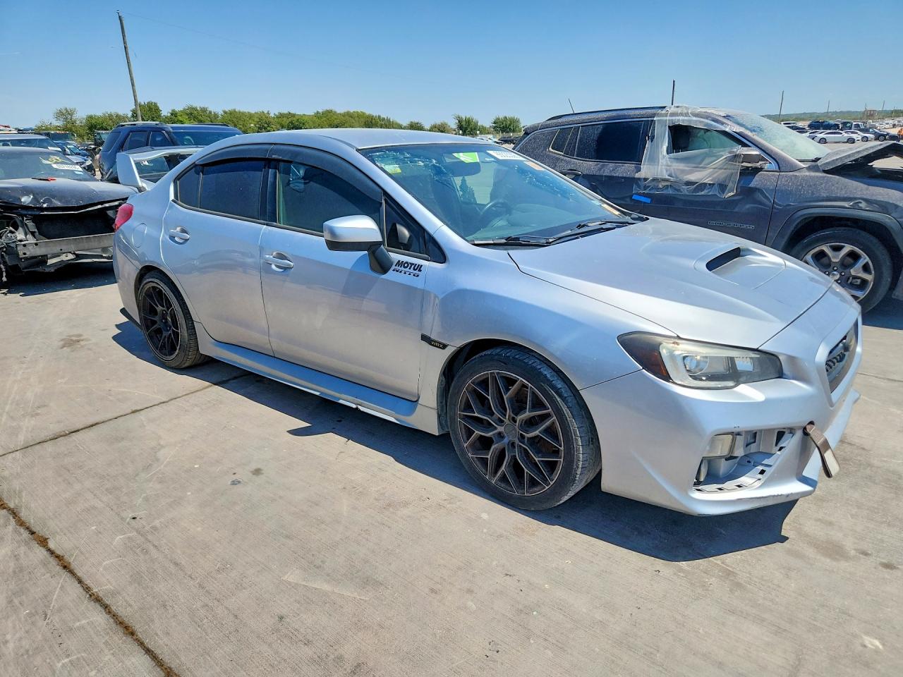 2015 Subaru Wrx Silver vin: JF1VA1A66F9825627