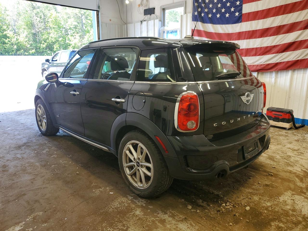 2015 Mini Cooper S Countryman Black vin: WMWZC5C53FWP42785