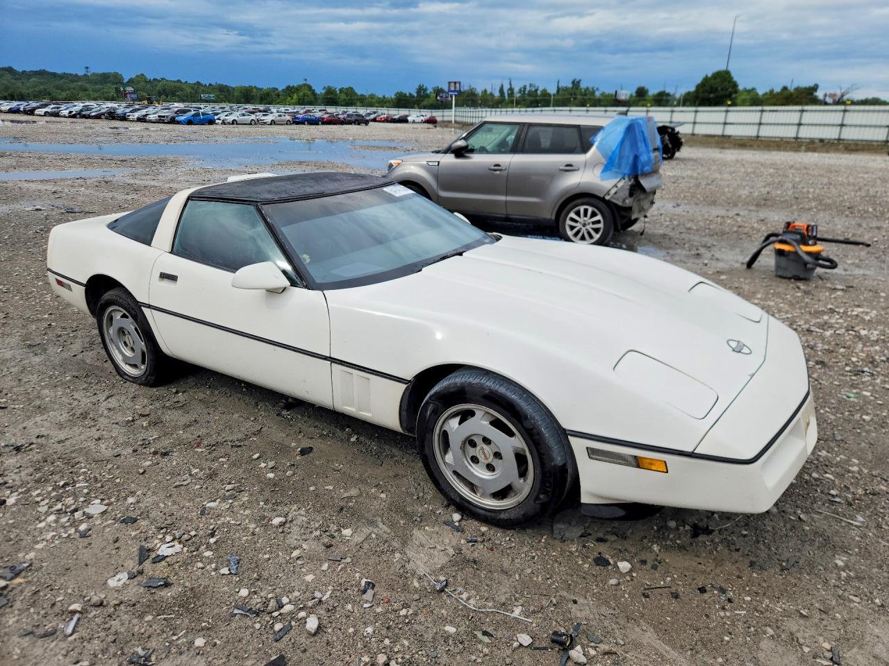 1988 Chevrolet Corvette White vin: 1G1YY2185J5104203