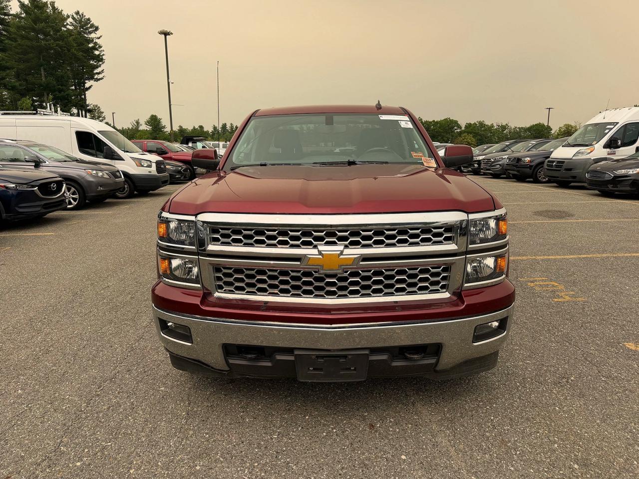 2014 Chevrolet Silverado K1500 Lt Red vin: 1GCVKREC8EZ147175