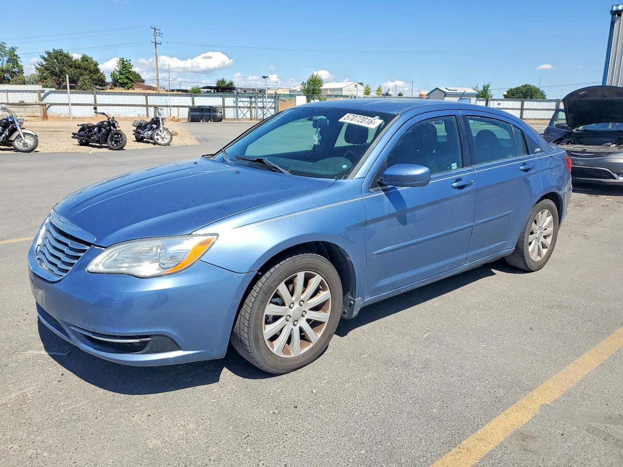 2011 Chrysler 200 Touring Blue vin: 1C3BC1FG8BN553614