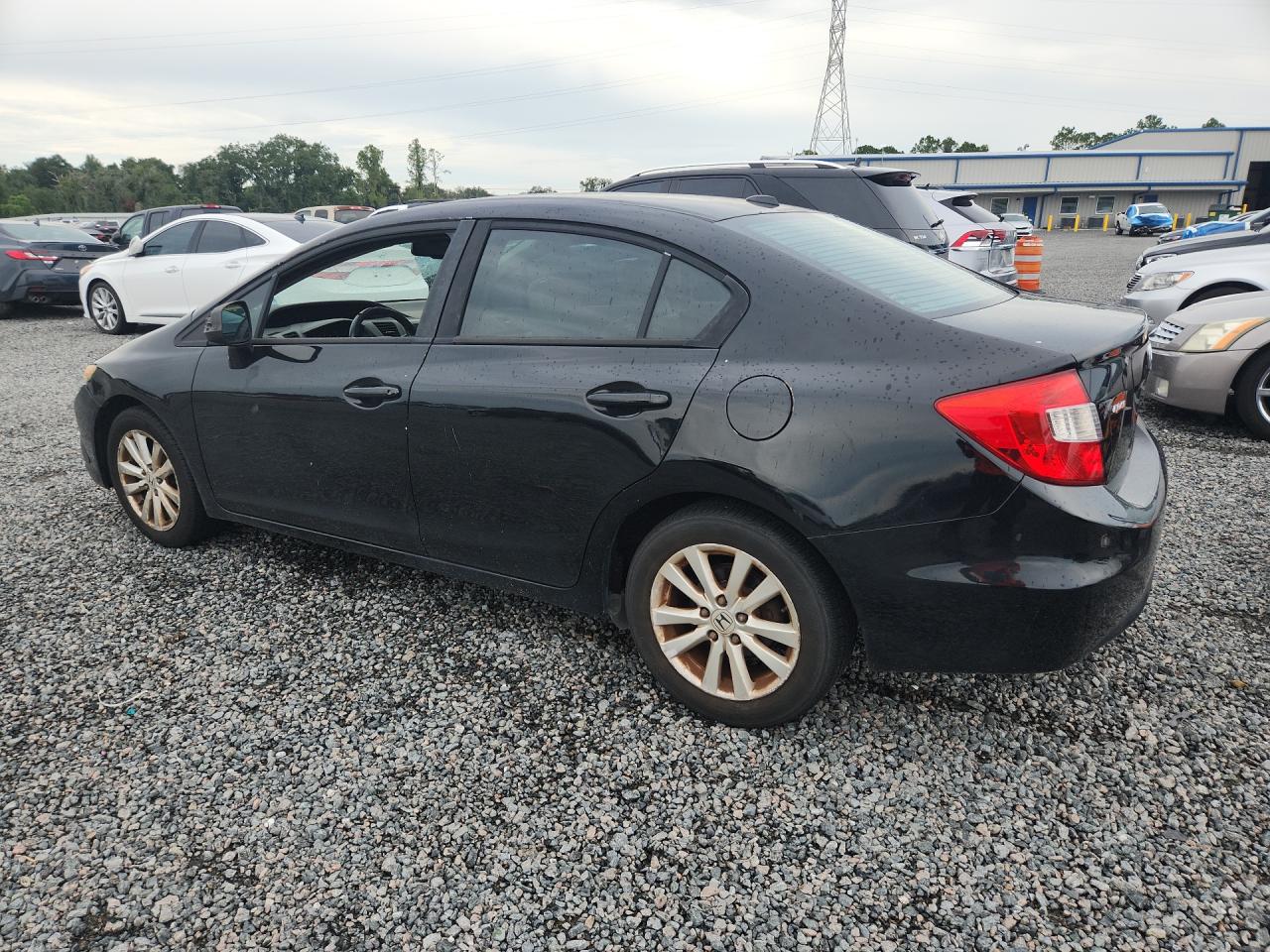 2012 Honda Civic Черный vin: 19XFB2F95CE004420