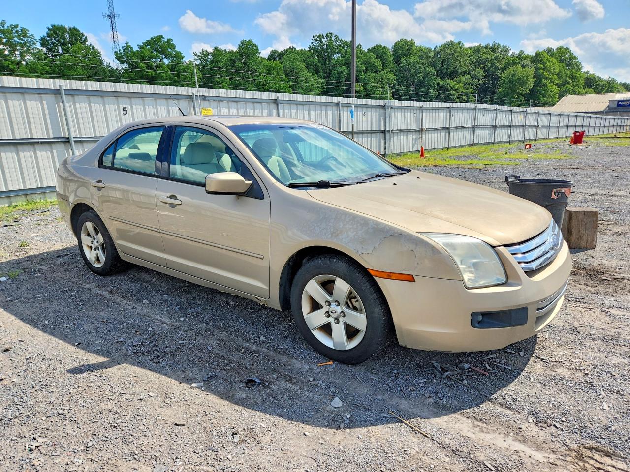 2007 Ford Fusion Se Beige vin: 3FAHP07167R208140