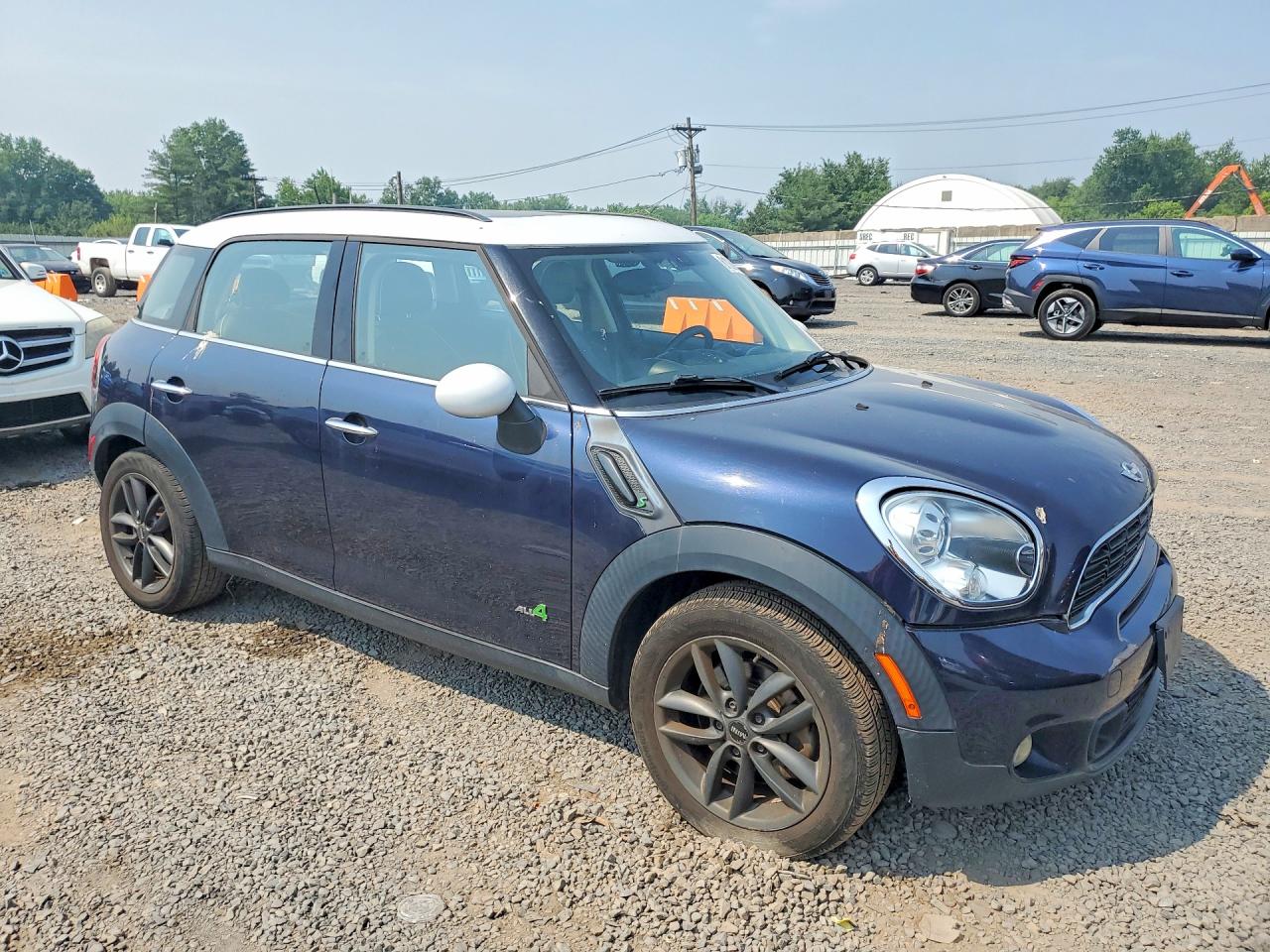 2013 Mini Cooper S Countryman Blue vin: WMWZC5C51DWP33614