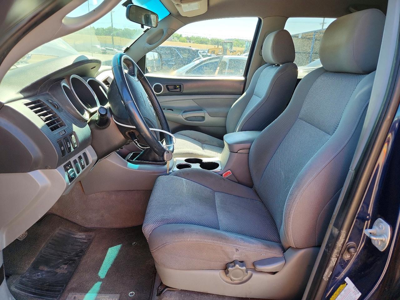 2007 Toyota Tacoma Double Cab Blue vin: 5TELU42N37Z403630