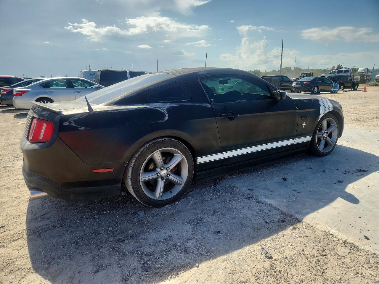 2010 Ford Mustang Black vin: 1ZVBP8AN3A5143636