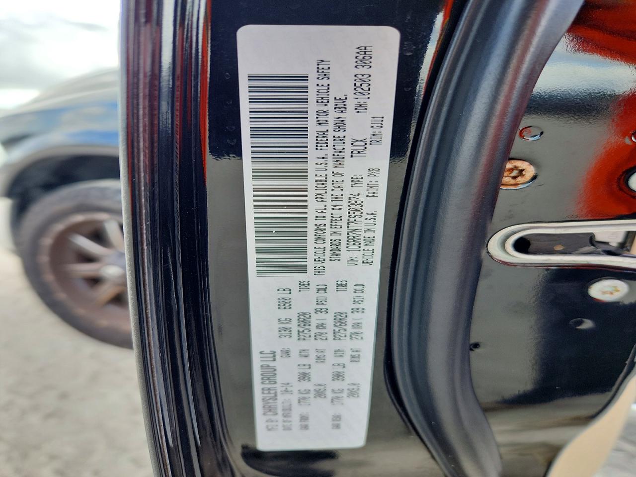 2015 Ram 1500 Laramie Black vin: 1C6RR7NT7FS503974
