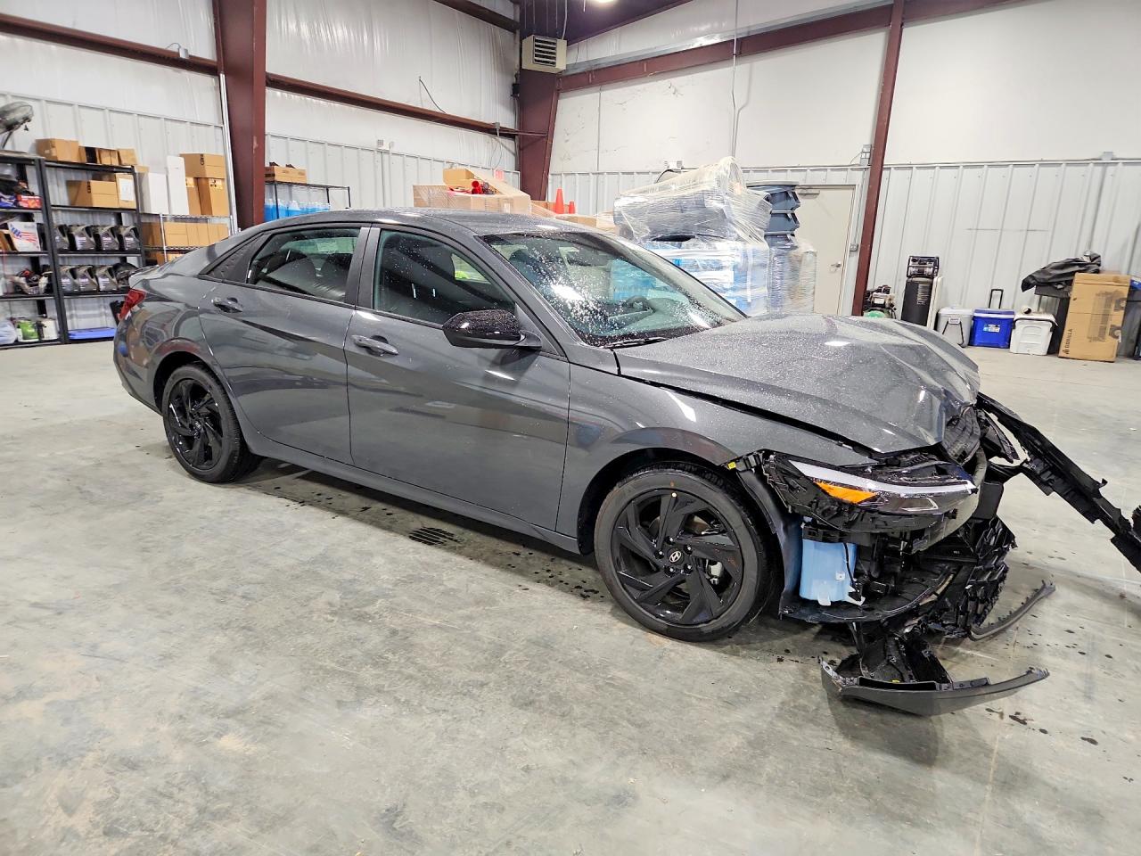 2026 Hyundai Elantra Sel Sport Gray vin: KMHLM4DG6TU190265