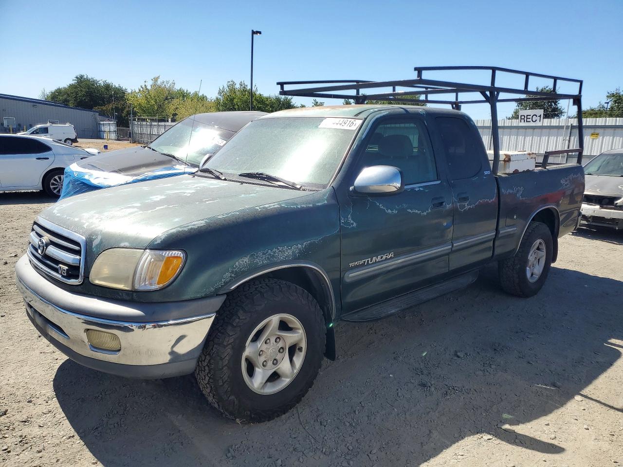 2000 Toyota Tundra Sr5 Green vin: 5TBRT3416YS107106