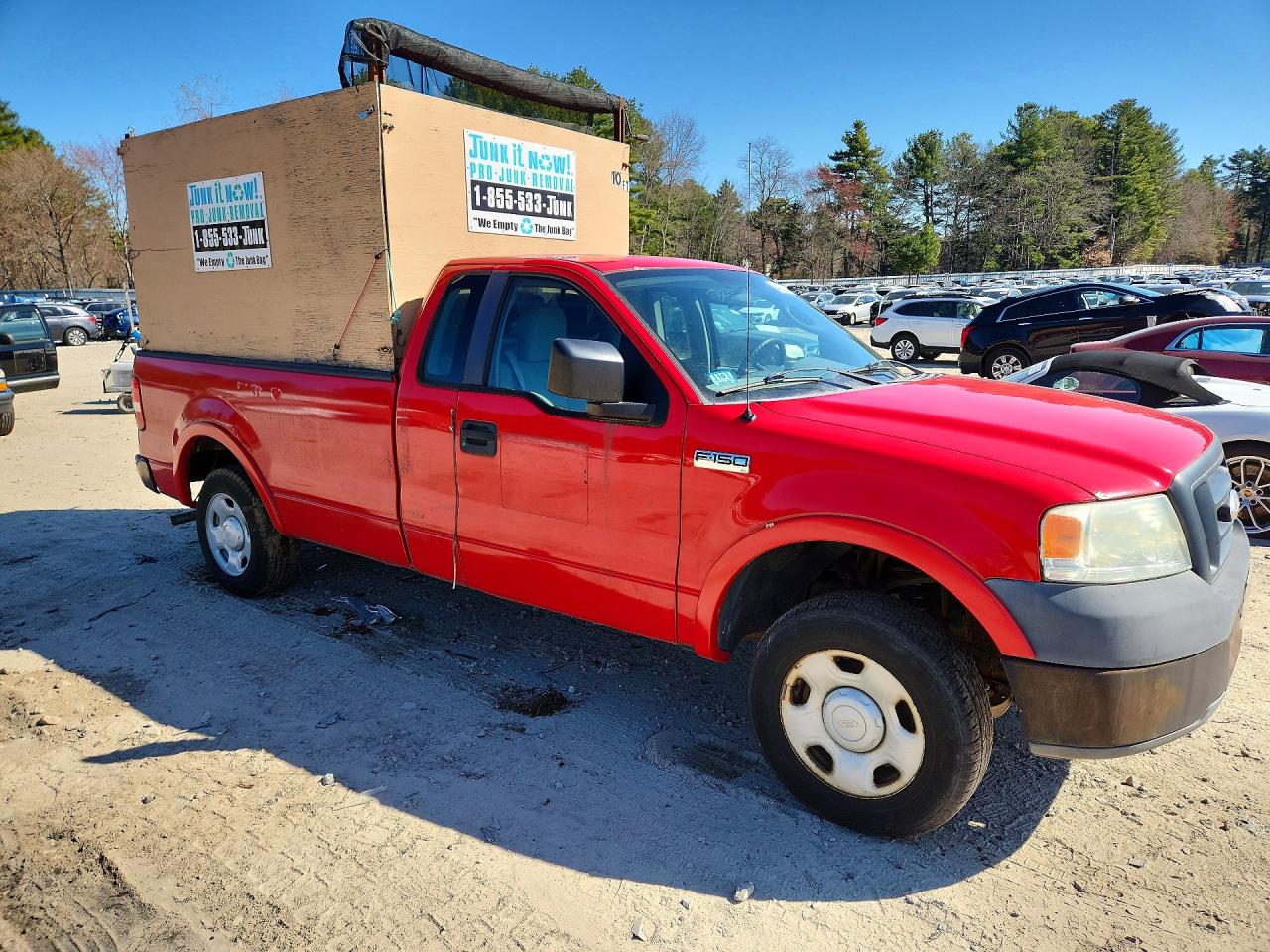 2007 Ford F150 Red vin: 1FTRF12207NA25536