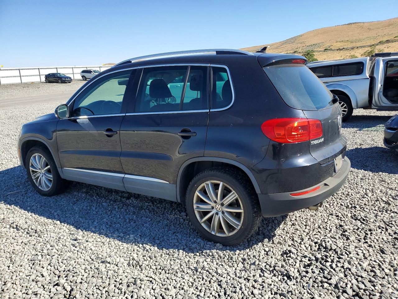 2012 Volkswagen Tiguan S Black vin: WVGBV7AX4CW518544