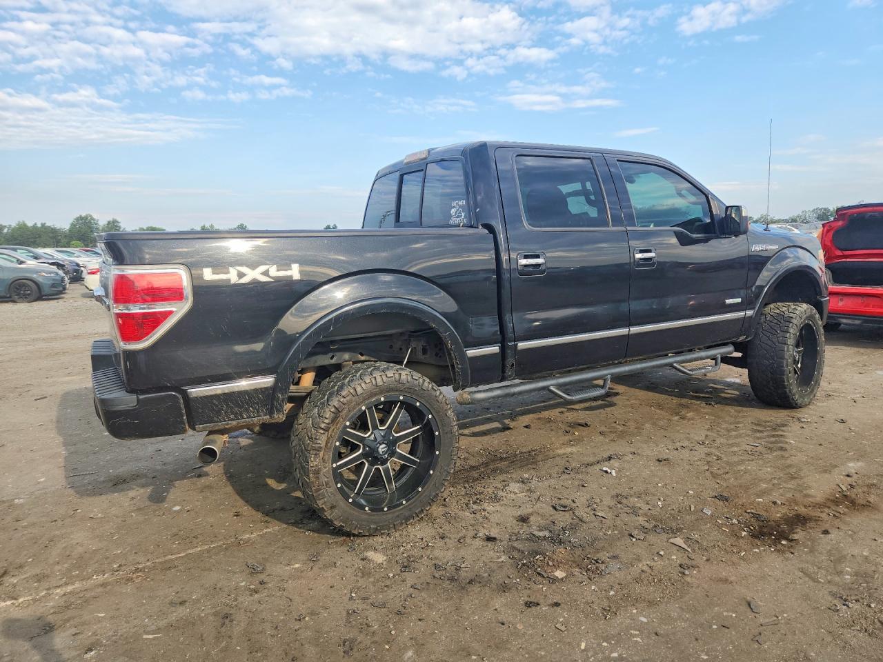 2013 Ford F150 Supercrew Black vin: 1FTFW1ET8DFA73296
