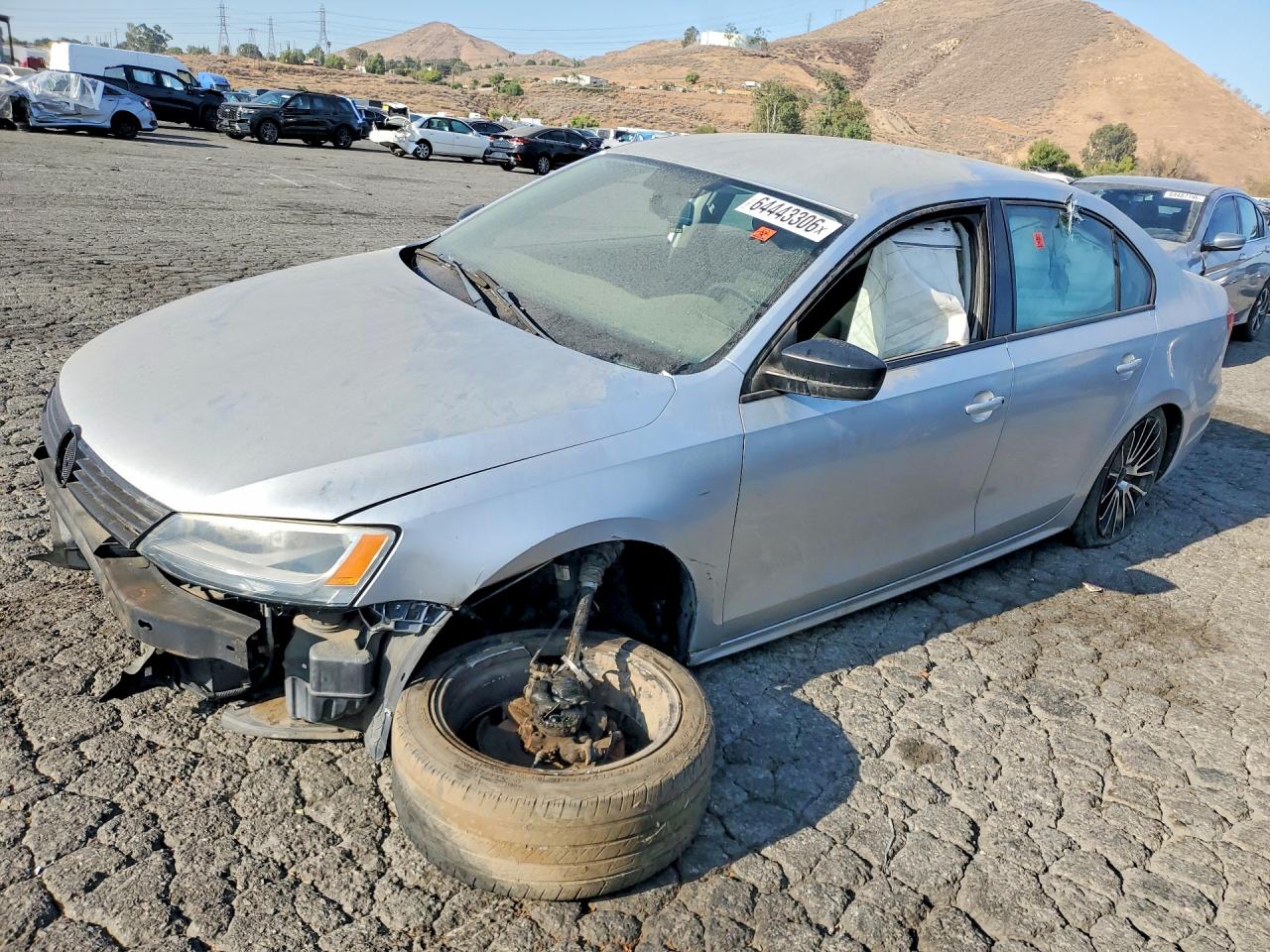 2011 Volkswagen Jetta Base Silver vin: 3VW2K7AJ1BM010830