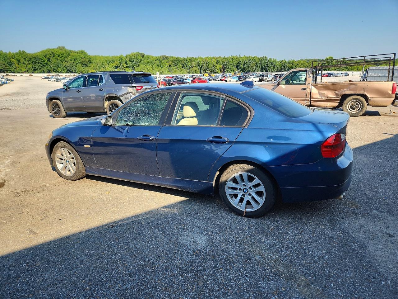 2006 Bmw 325 I Blue vin: WBAVB13576PT03688