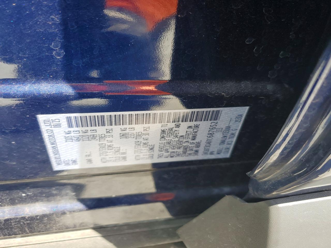 2026 Nissan Rogue Sl Blue vin: 5N1BT3CA6TC687652