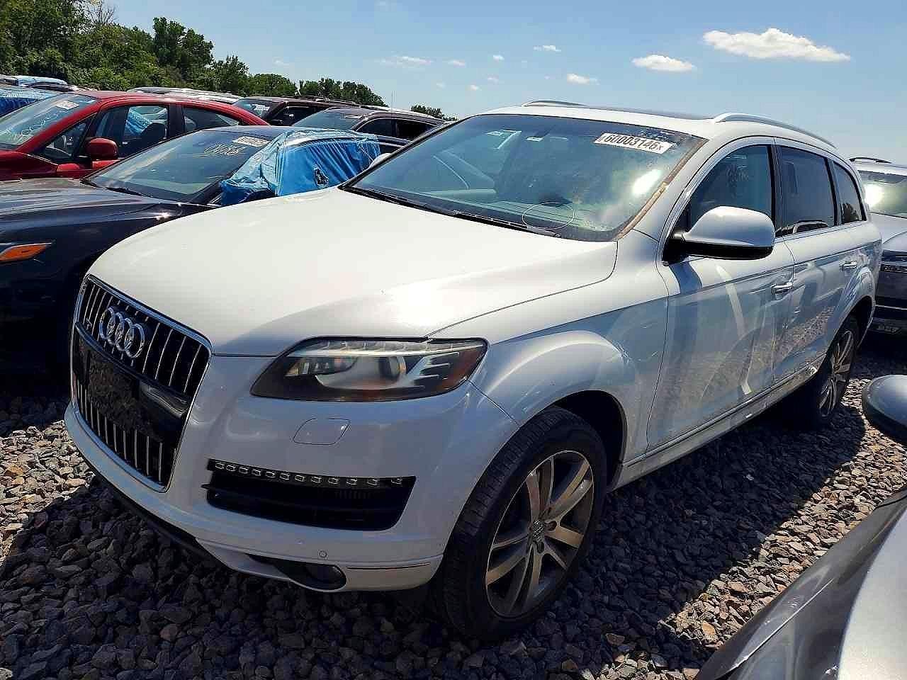 2013 Audi Q7 Premium Plus Белый vin: WA1LMAFE2DD005526