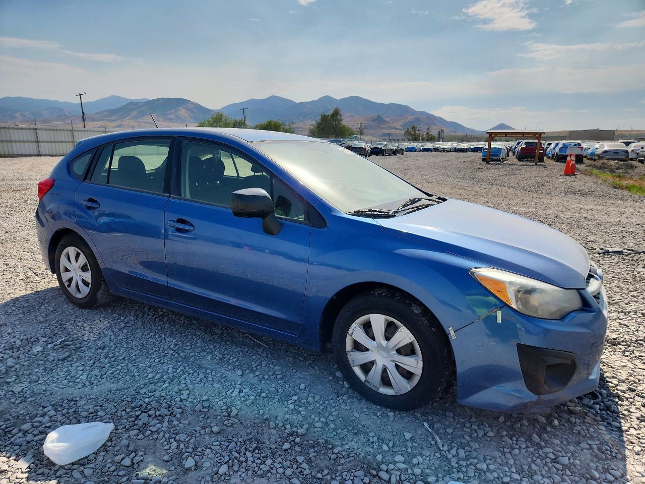 2014 Subaru Impreza Blue vin: JF1GPAA6XE8238259