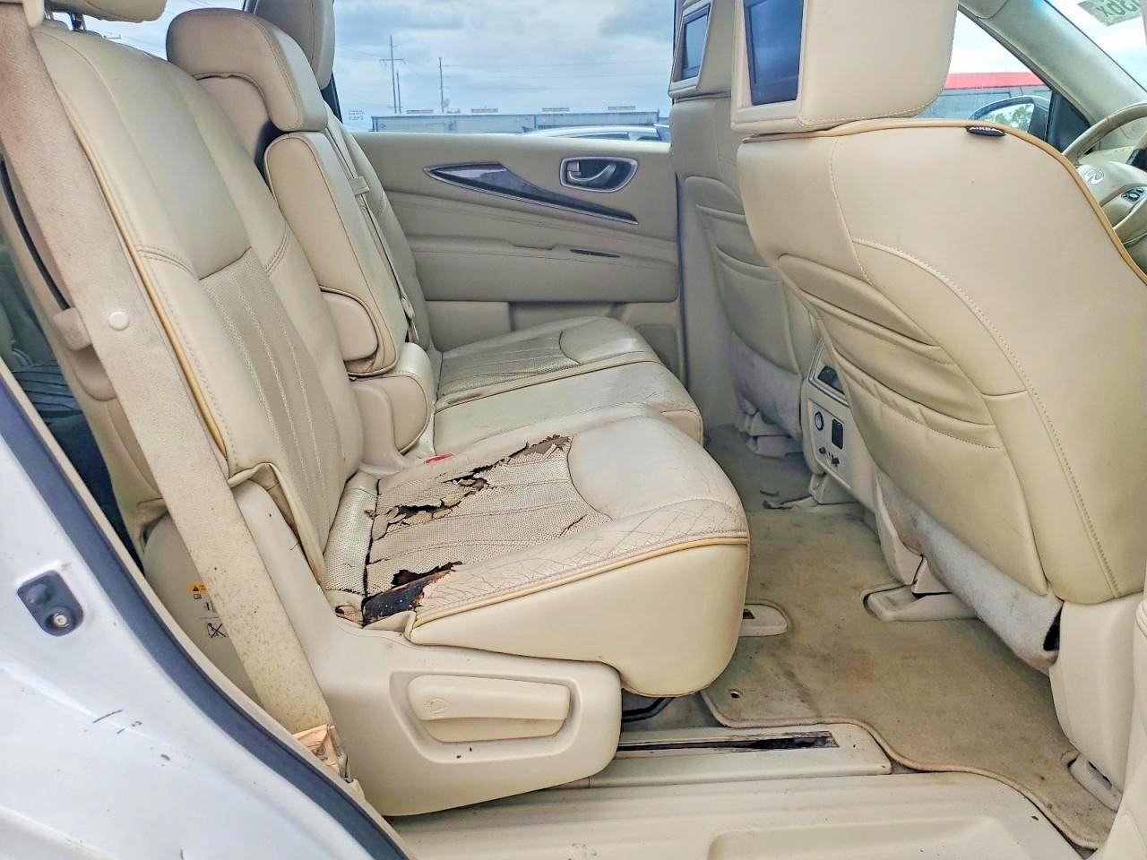2014 Infiniti Qx60 Base White vin: 5N1AL0MM2EC519822