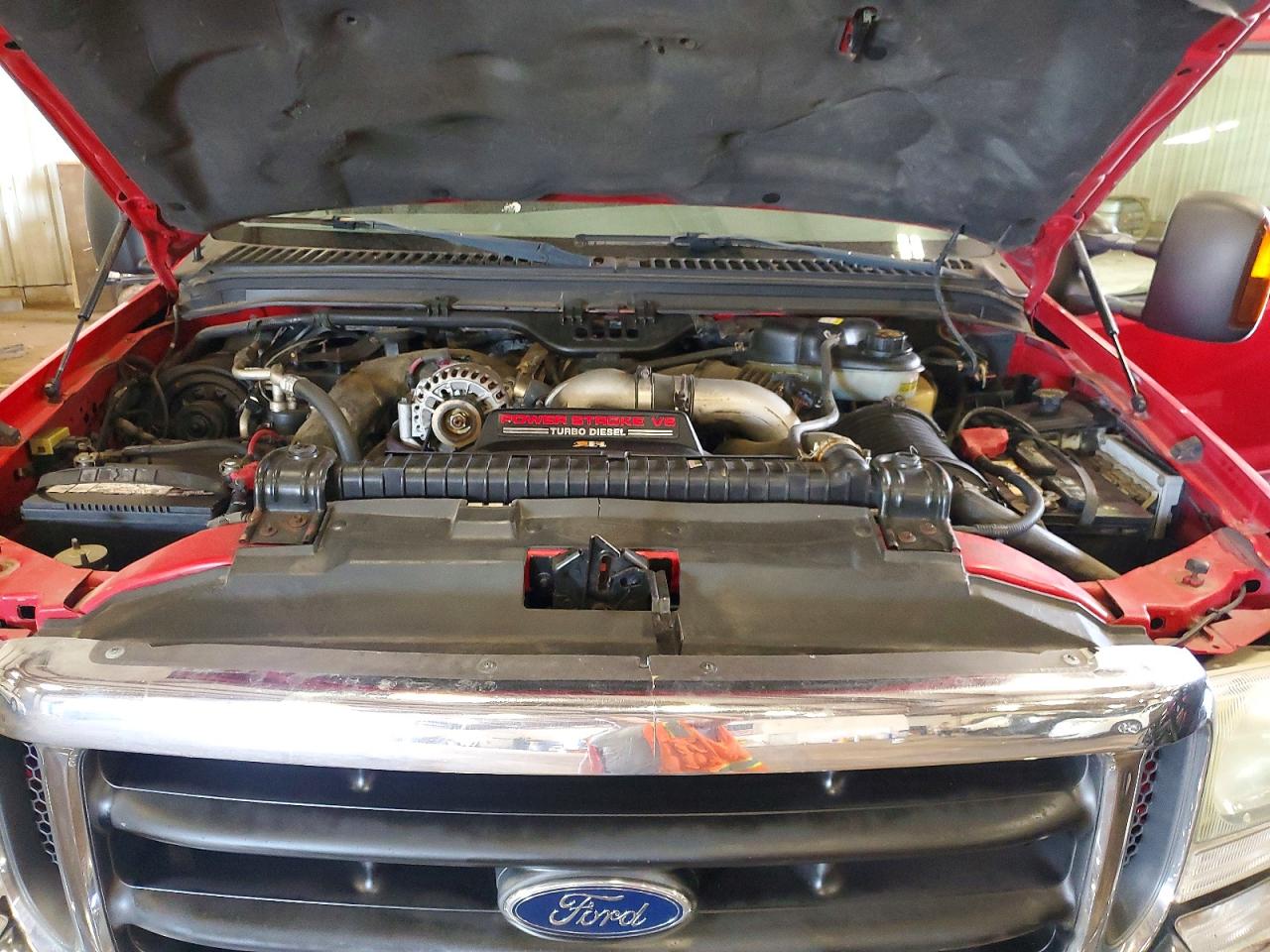 2003 Ford F350 Srw Super Duty Red vin: 1FTSX31P33EB82611