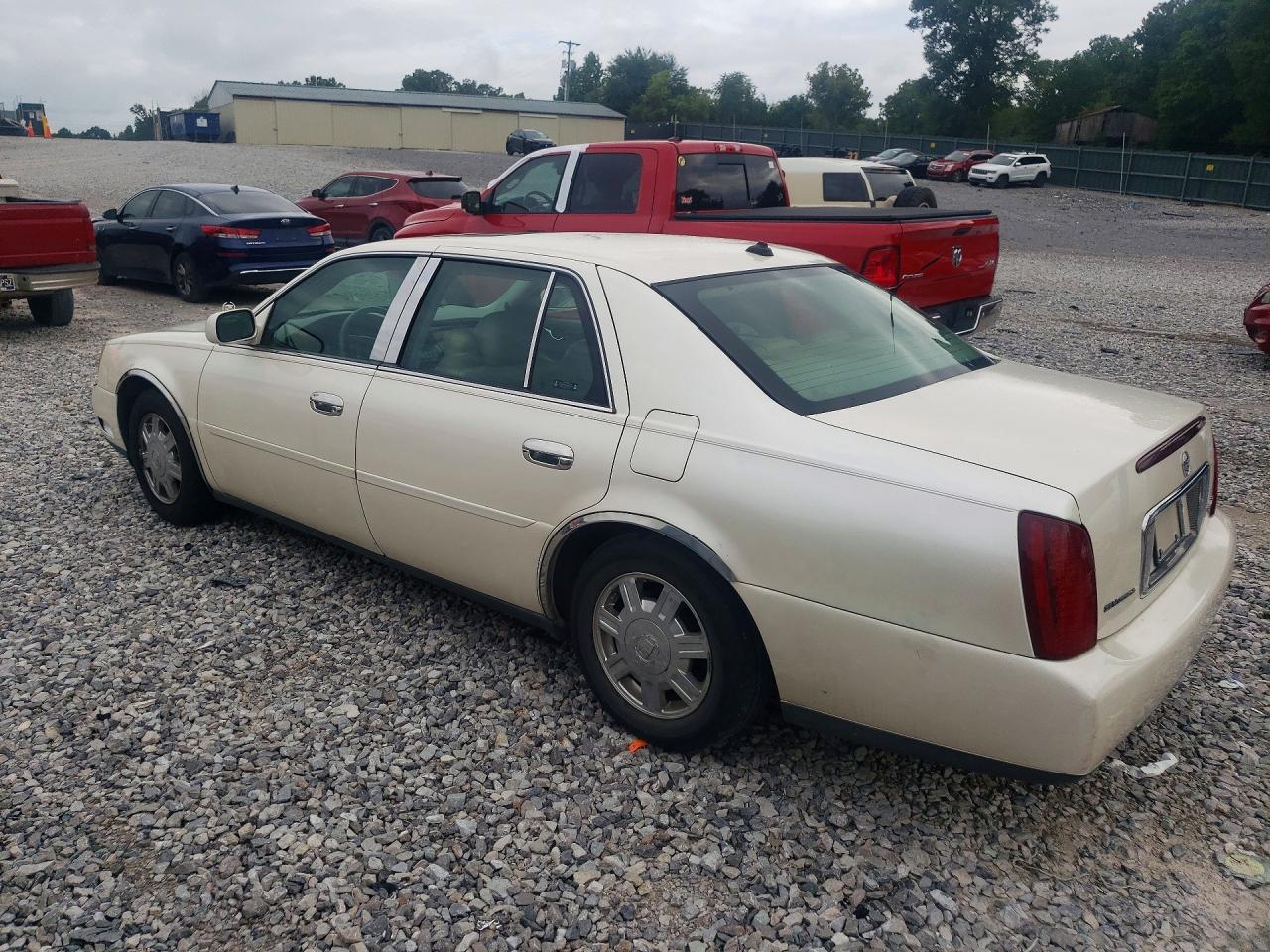 2003 Cadillac Deville White vin: 1G6KD54Y13U123137