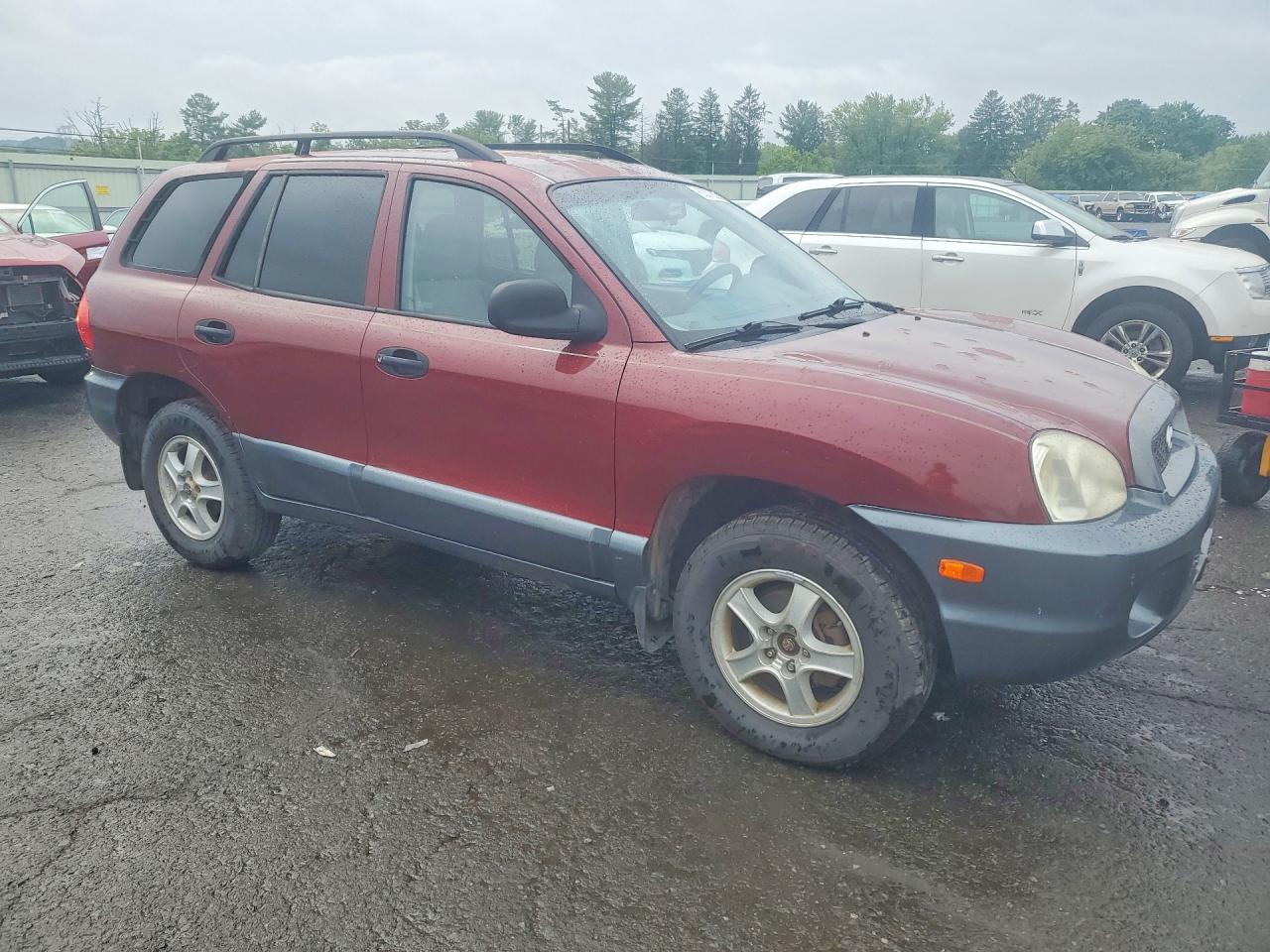 2001 Hyundai Santa Fe Gl Maroon vin: KM8SB82B71U055230