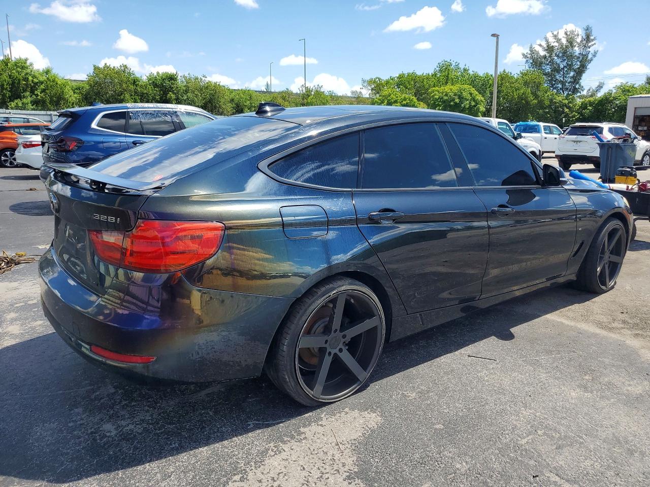 2015 Bmw 328 Xigt Black vin: WBA3X5C54FD559806