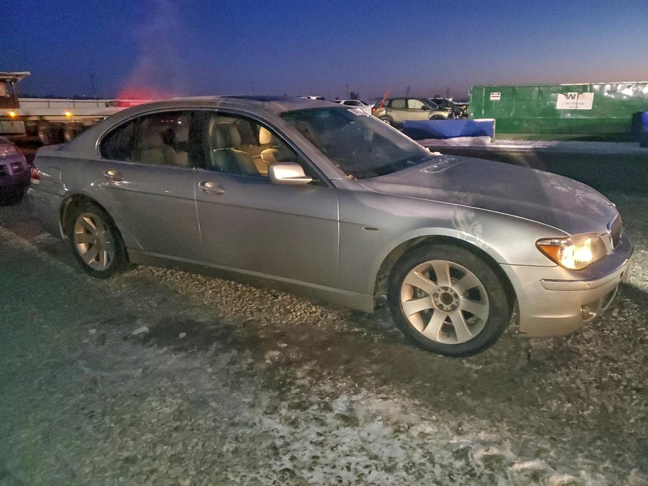 2006 Bmw 750 I Silver vin: WBAHL83536DT05152