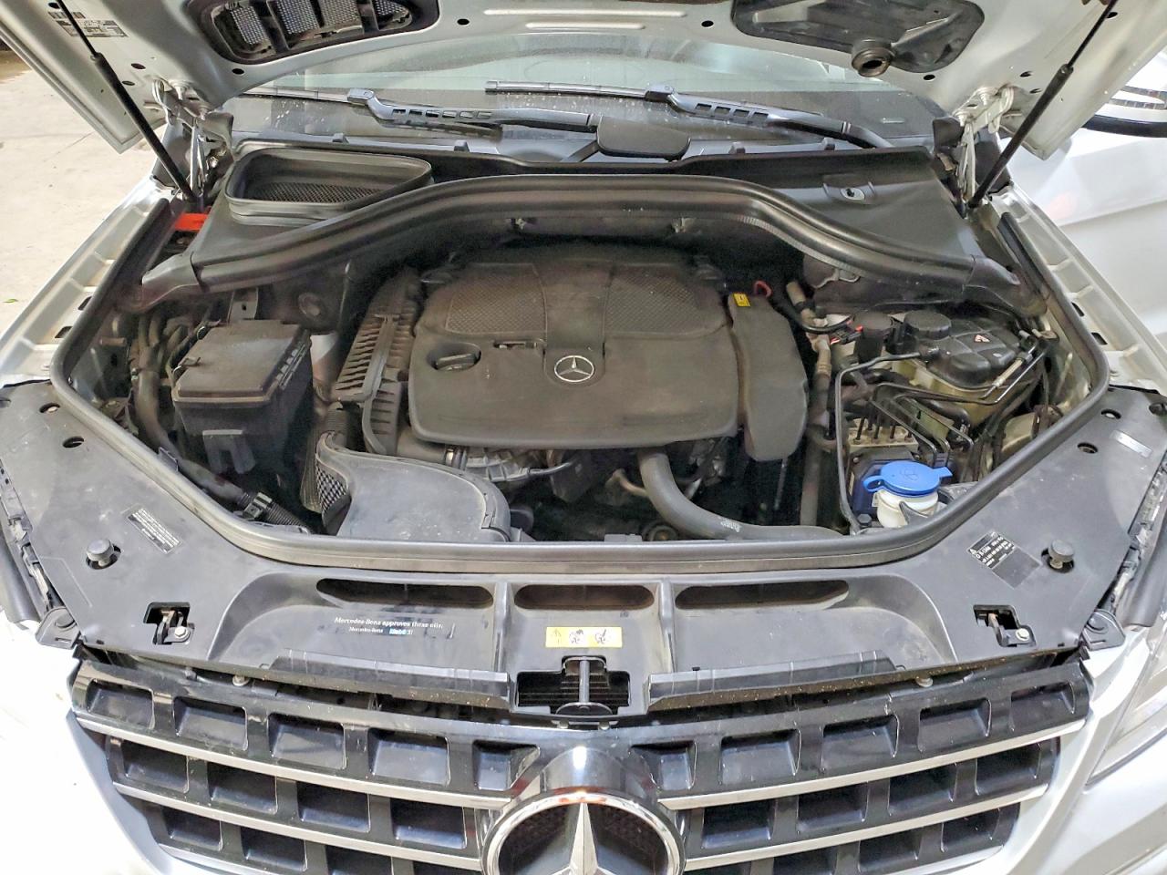 2015 Mercedes-benz Ml 350 4matic Silver vin: 4JGDA5HB5FA532795