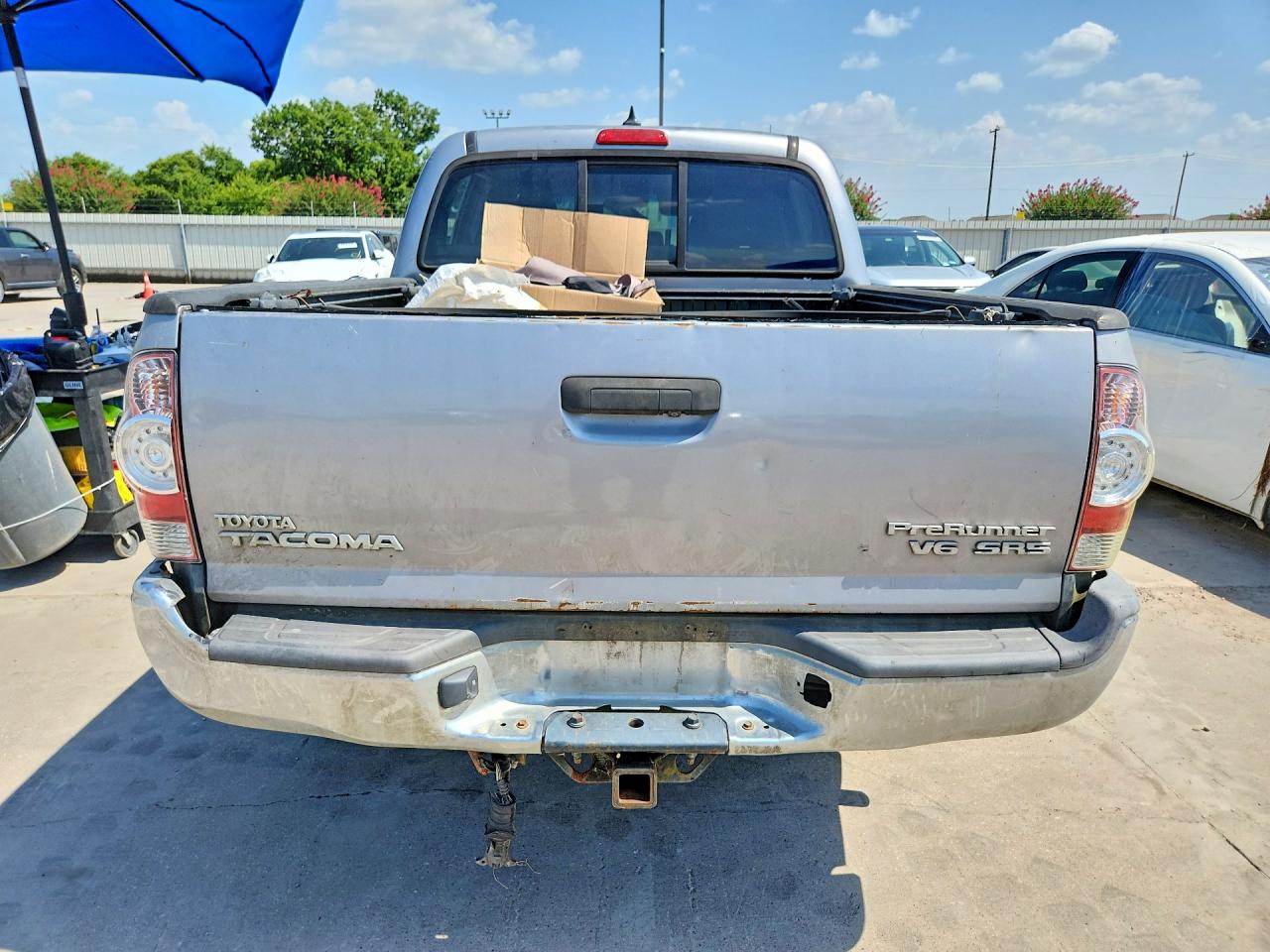 2015 Toyota Tacoma Double Cab Prerunner Silver vin: 5TFJU4GN5FX065444