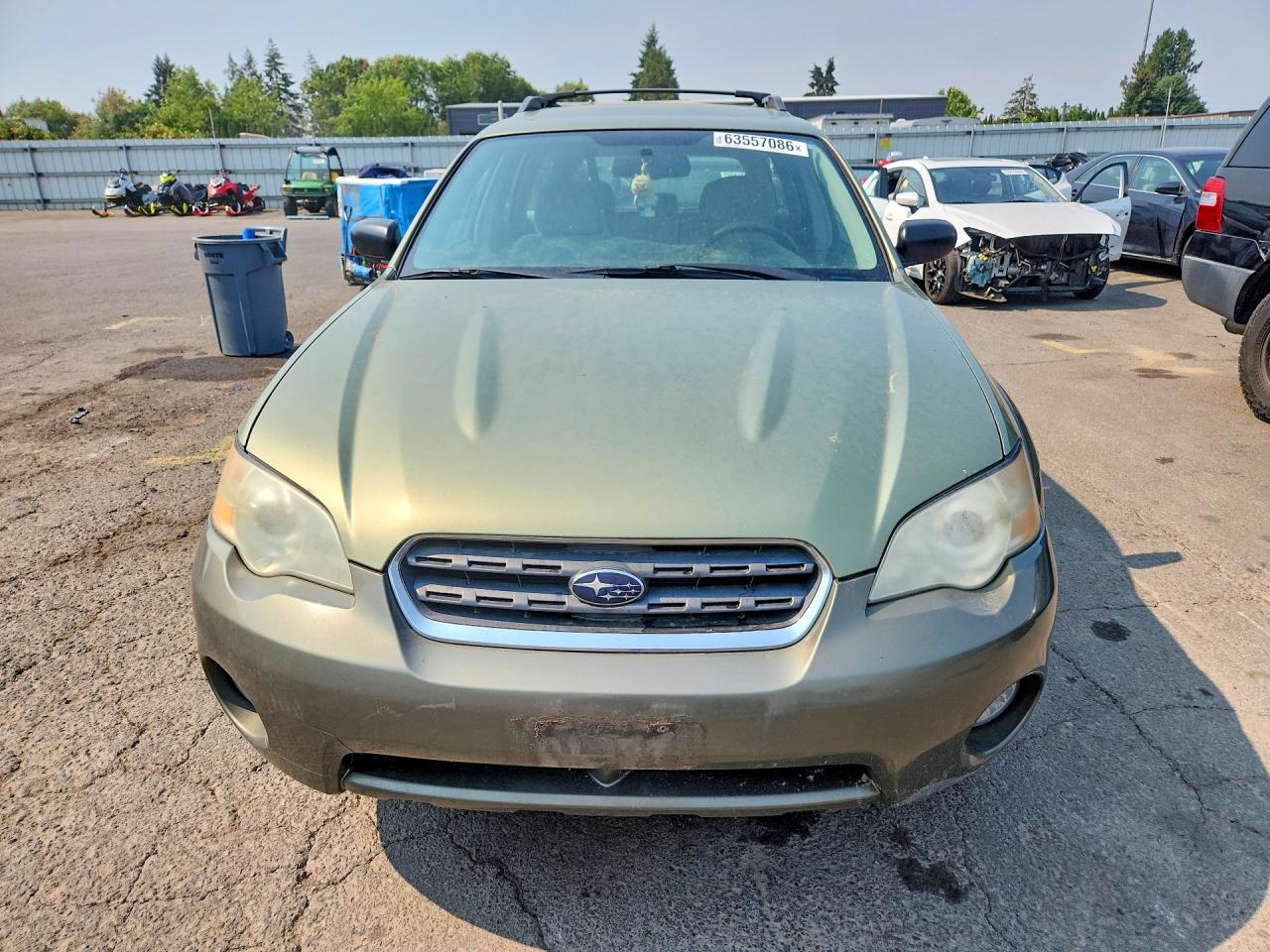 2007 Subaru Outback Outback 2.5i Green vin: 4S4BP61C776325635