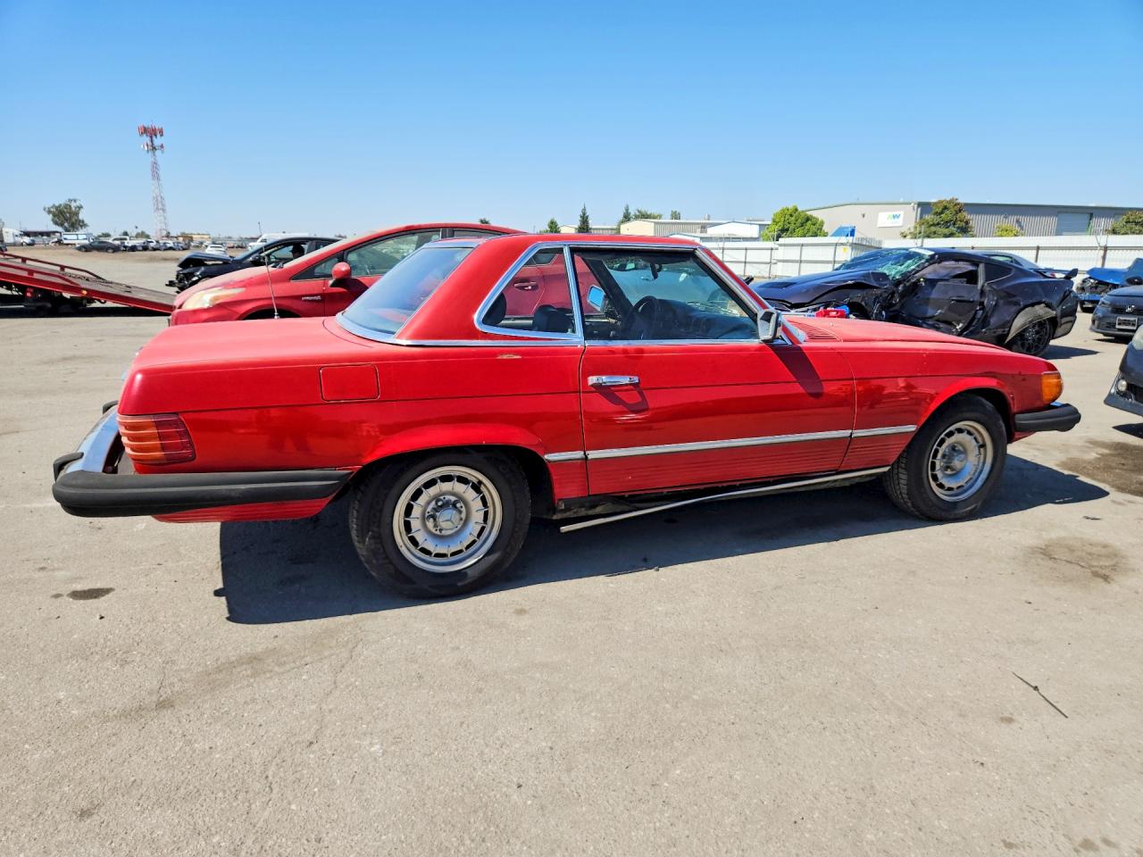 1980 Mercedes-benz Sl Sl450 Red vin: 10704412058527