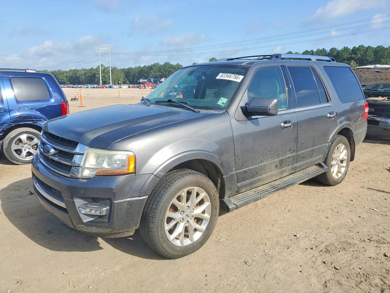 2015 Ford Expedition Limited Gray vin: 1FMJU1KT6FEF07353