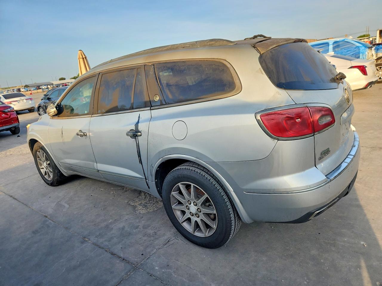 2015 Buick Enclave Silver vin: 5GAKRBKD7FJ354774