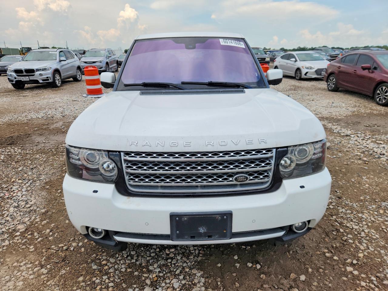 2012 Land Rover Range Rover Hse Luxury White vin: SALMF1E44CA381618
