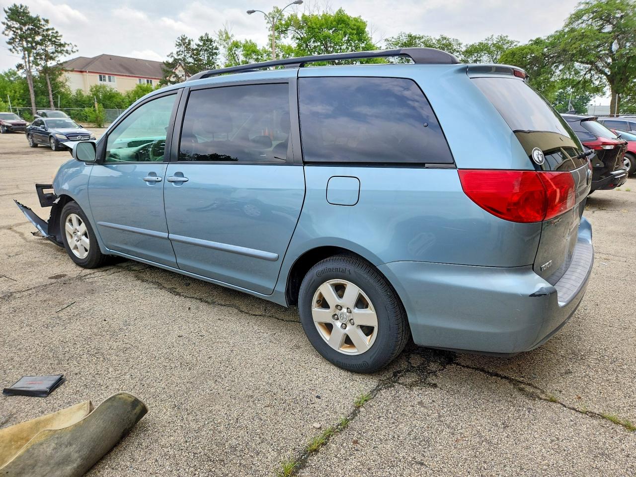2008 Toyota Sienna Xle Blue vin: 5TDZK22C08S174194