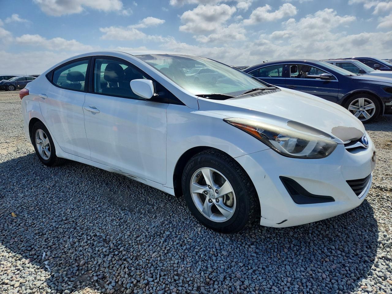 2015 Hyundai Elantra Se Белый vin: 5NPDH4AE5FH573404