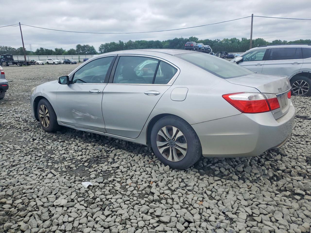 2013 Honda Accord Lx Silver vin: 1HGCR2F36DA075898