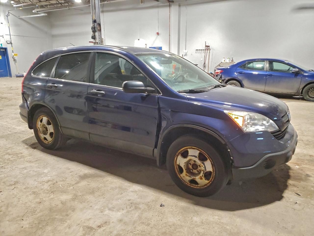2008 Honda Cr-v Lx Blue vin: 5J6RE48328L815660