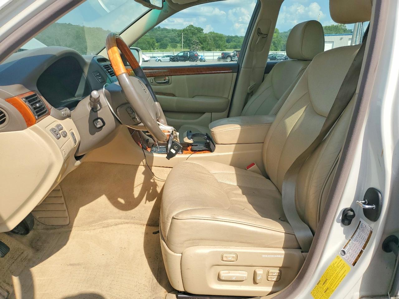 2006 Lexus Ls 430 White vin: JTHBN36F065050754