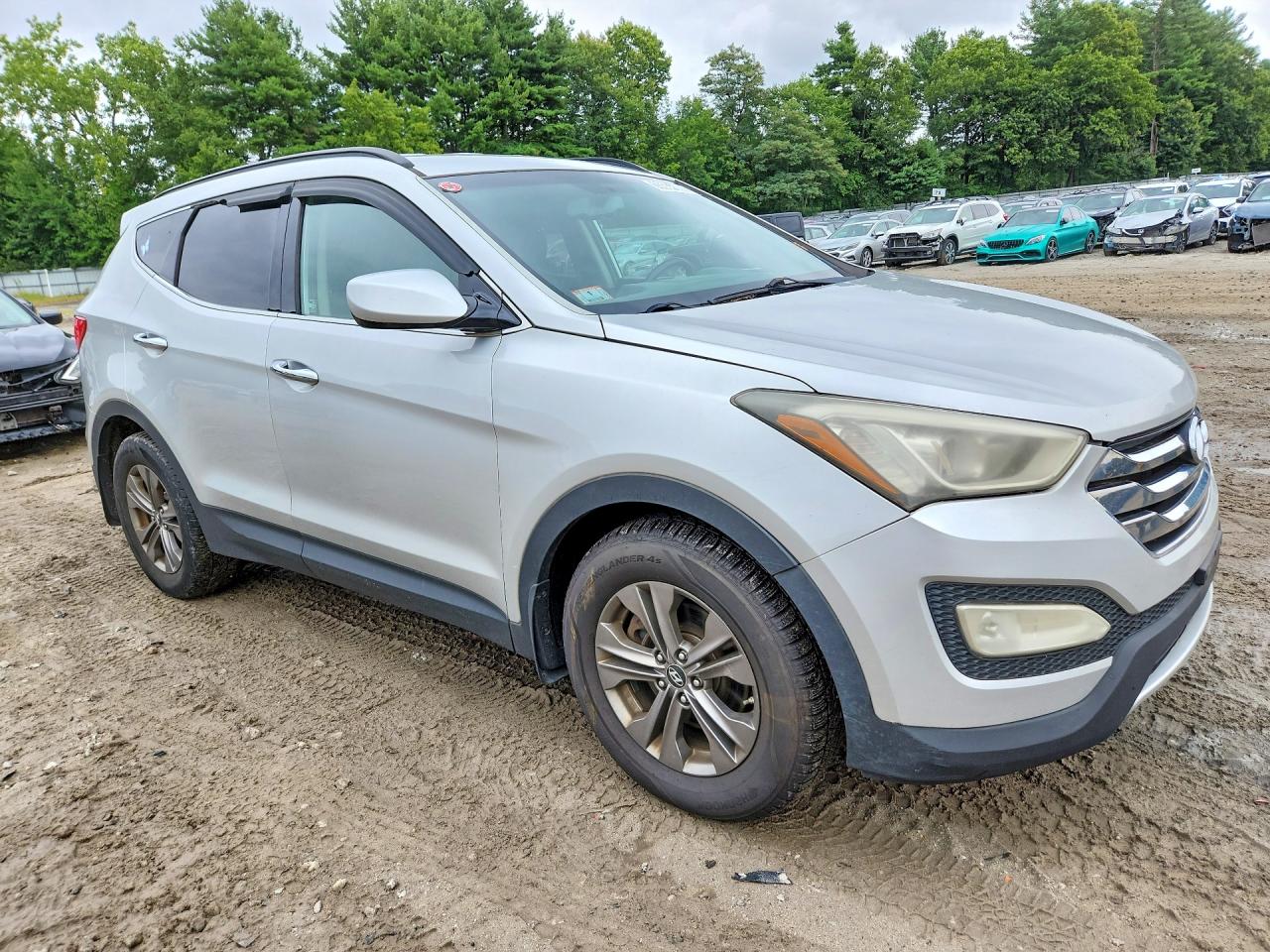 2013 Hyundai Santa Fe Sport 2.4l Серебряный vin: 5XYZUDLB6DG011973