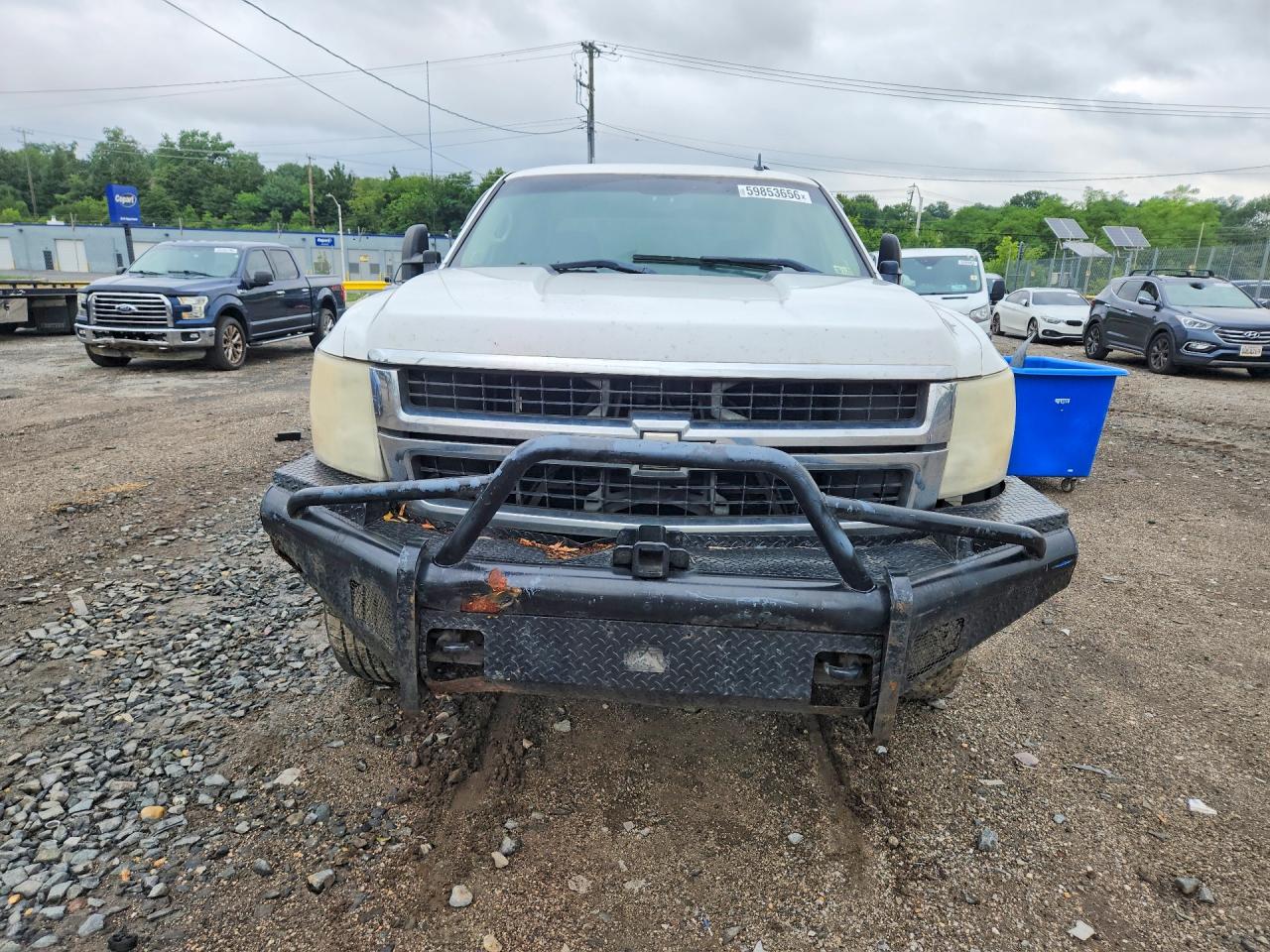 2009 Chevrolet Silverado K2500 Heavy Duty Lt White vin: 1GCHK53KX9F115075