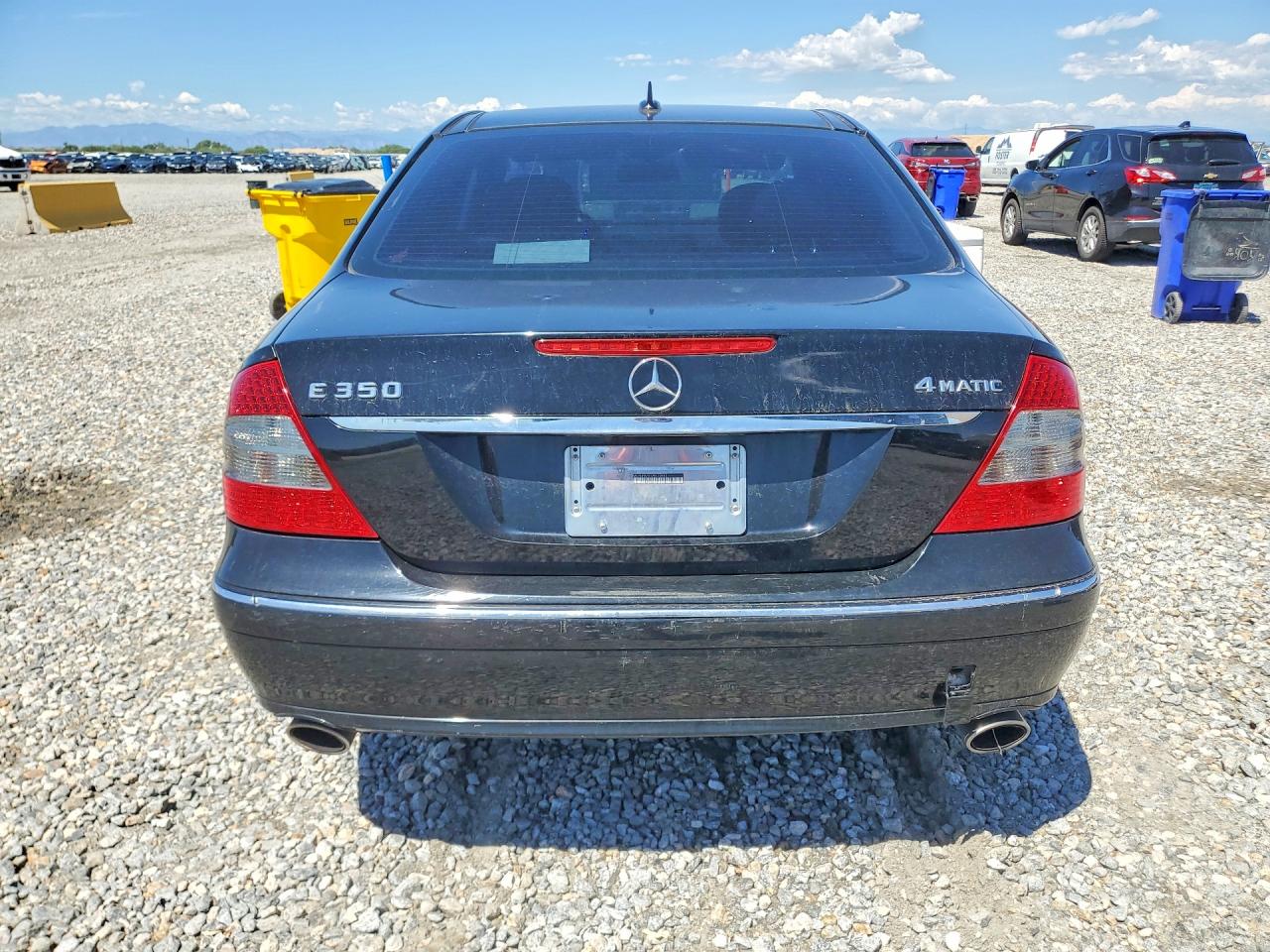 2007 Mercedes-benz E 350 4matic Black vin: WDBUF87X17B170592