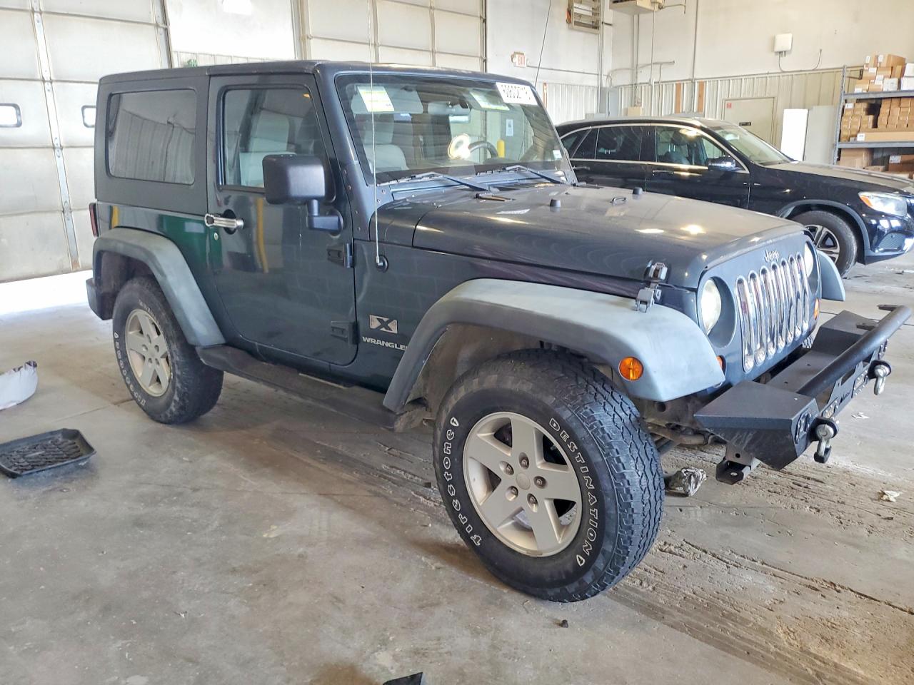 2008 Jeep Wrangler X Gray vin: 1J4FA24108L516773