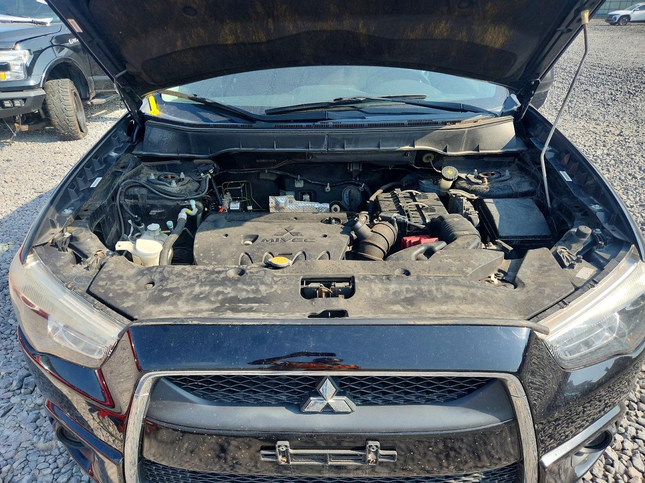 2011 Mitsubishi Outlander Sport Es Черный vin: JA4AP3AU9BZ016676